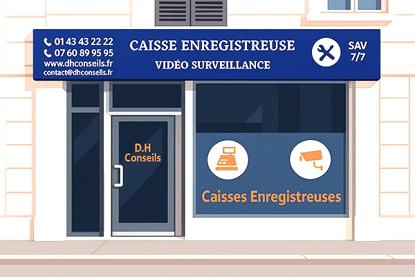 A PARIS pou=e les encaissement des restaurant et logiciels